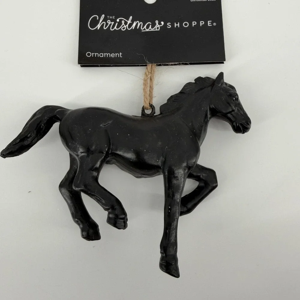 Black Horse Ornaments Christmas‎ Shoppe New with Tags